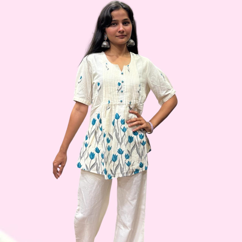 Women's Floral Peplum Top